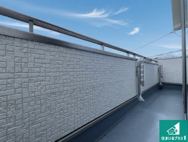 神戸市垂水区南多聞台　新築一戸建てのバルコニー|日当たりのよいバルコニー！お部屋が開放的に！