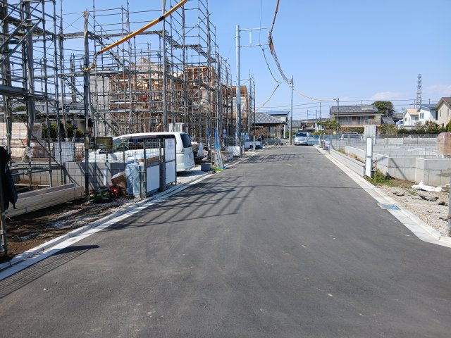 リーブルガーデン．S　上里町七本木第６　の前面道路含む現地写真|現地前面道路（2026年04月03日）撮影