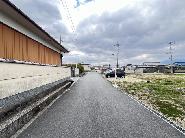 橿原市一町の前面道路含む現地写真