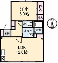 ディアスわかばの間取り