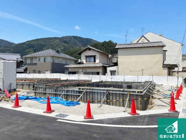 京都市山科区小山西御所町　第1期　新築一戸建ての外観|現在の進捗状況です！順調に作業進行中、完成が待ち遠しいです！詳細の間取り等、お気軽にお問い合わせください！