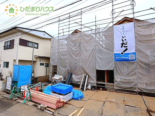【外観】 | 土浦市中村南3丁目24番　新築戸建　B号棟 | 荒川沖駅徒歩16分で通勤・通学も安心です(*^^*)（3/2撮影）