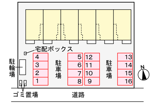 けやきレジデンスαの駐車場