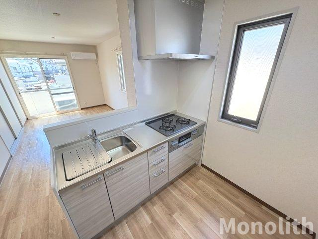 グリーンオアシスD棟のキッチン