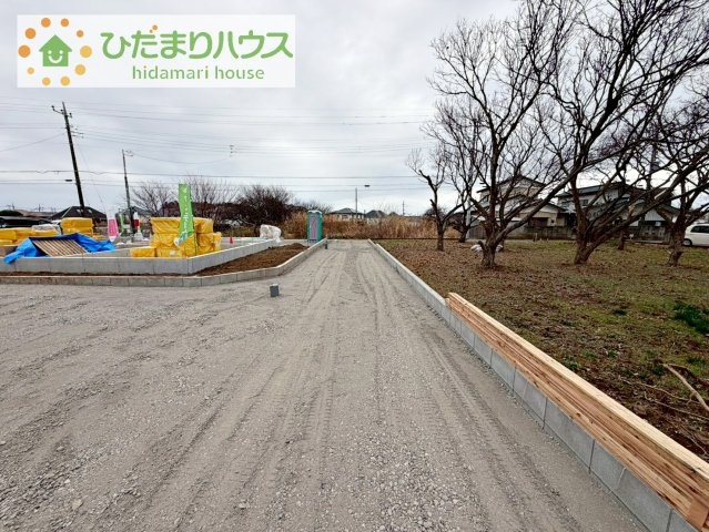 【前面道路含む現地写真】 | 土浦市中第9　新築戸建　3号棟 | 3.2撮影