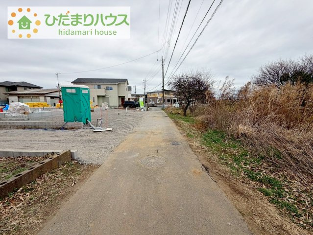【前面道路含む現地写真】 | 土浦市中第9　新築戸建　3号棟 | 3.2撮影
