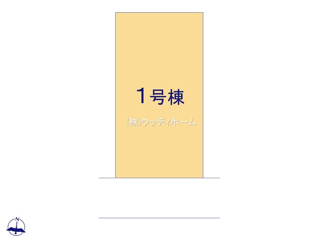 越谷市大成町　新築一戸建ての区画図