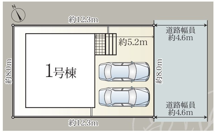 藤枝市上当間　第2／の区画図