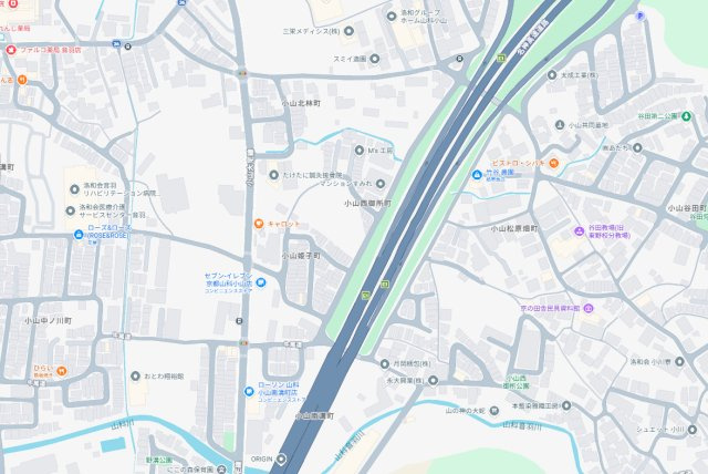 京都市山科区小山西御所町　第1期　新築一戸建ての地図