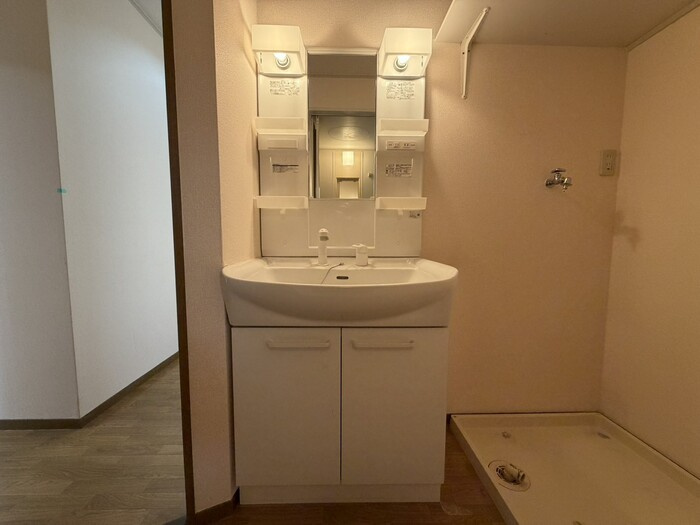 桜井市大字河西のアパートの洗面所