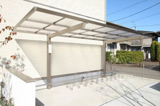 【その他共用部分】 | 屋根付き駐輪場