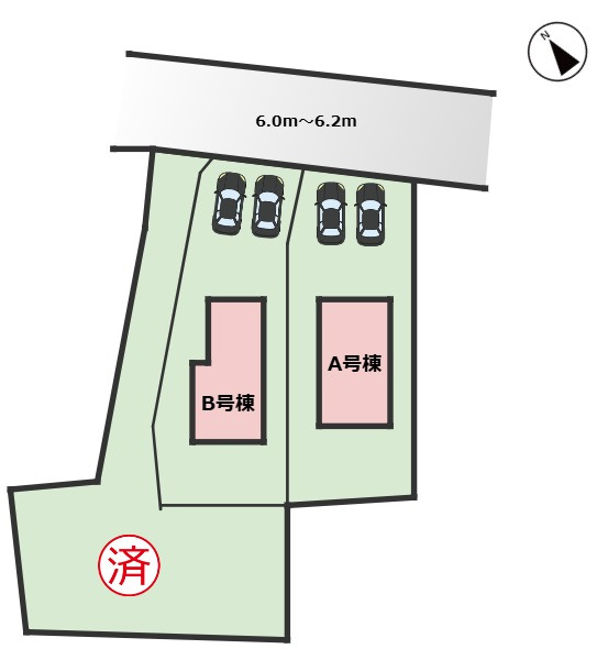 COLORFUL DAYS 緑区諸の木｜名古屋市の戸建ならホームアップの区画図