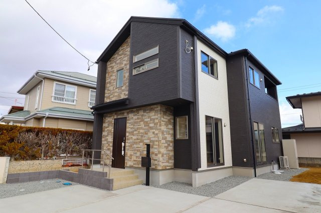 新築戸建・新築建売　郡山市安積町南長久保二丁目　安積第三小・安積第二中の外観|現地外観写真