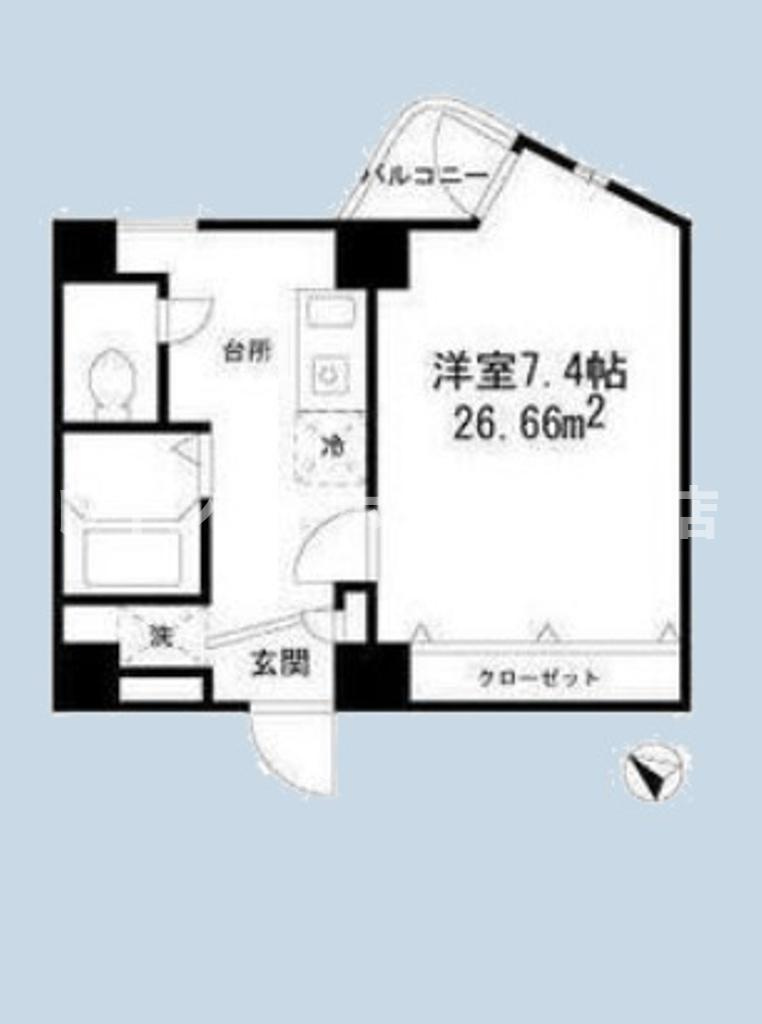 ラ・フルール芹ヶ谷※初期費用分割後払いサービス利用可能物件の間取り