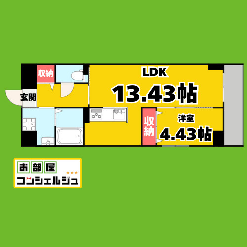 GRANDUKE正木の間取り