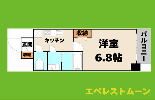 ディアレイシャス名古屋太閤通Ⅲの間取り