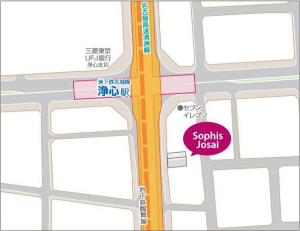 SophisJosai(ソフィスジョウサイ)の地図