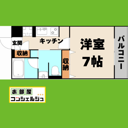フレールコート東別院の間取り