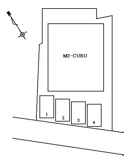 Ｍ２－ＣＵＢＵの駐車場