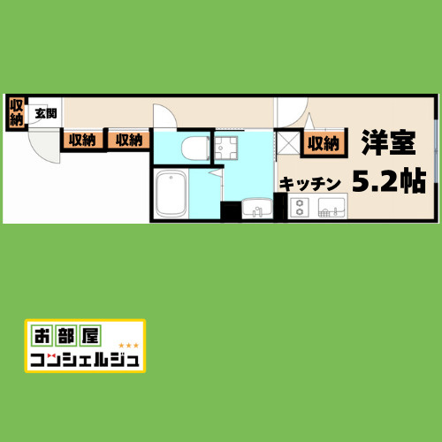 LUORE城西の間取り