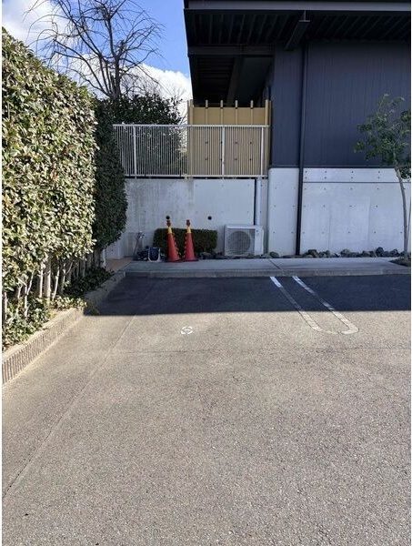 コントレールヒルの駐車場