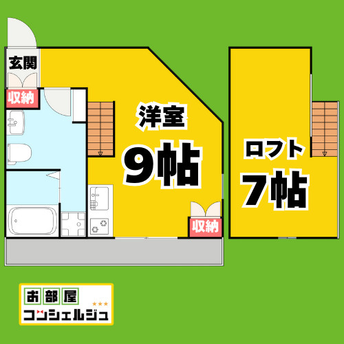 LE COCON本星崎町Ⅱの間取り