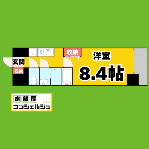 ディアレイシャス浅間町の間取り