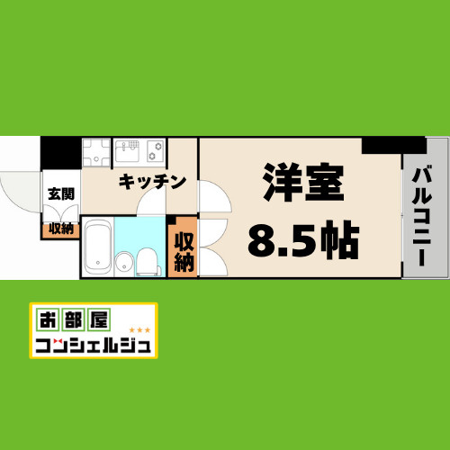 レジディア鶴舞の間取り