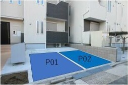 Grandtic Residence堀田の駐車場
