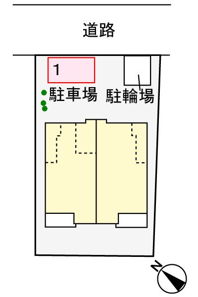 フローラルメゾン矢田の駐車場