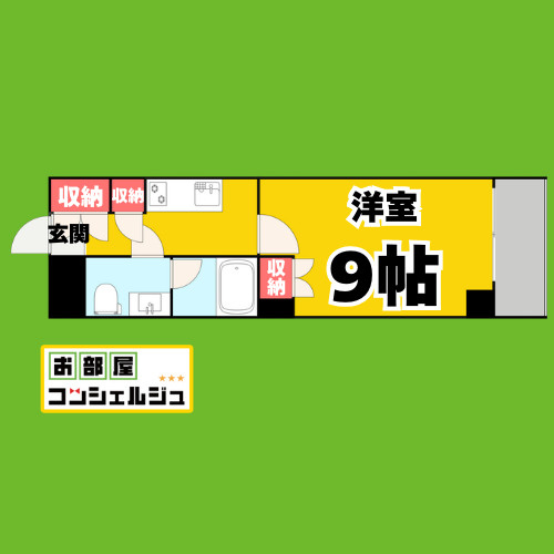 スクエア名駅南の間取り