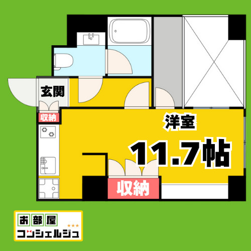ドゥーエ大須の間取り
