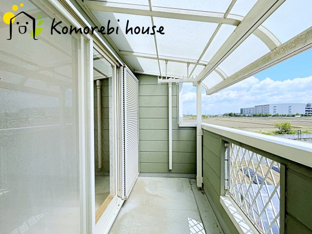 比企郡川島町大字中山　中古戸建のバルコニー|広々としたバルコニーです