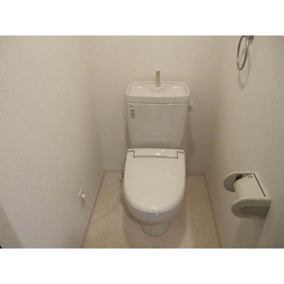 熊本市中央区萩原町の賃貸マンションのトイレ