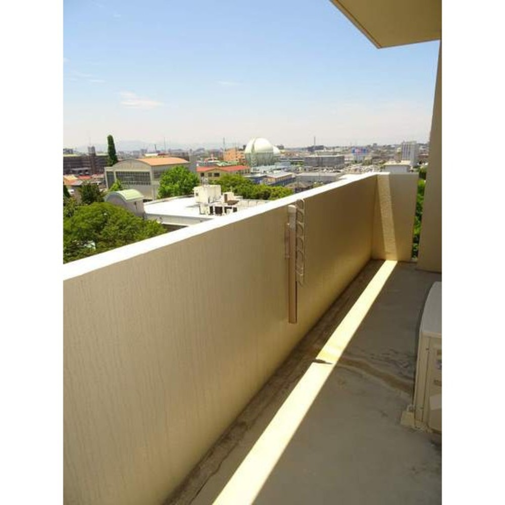 熊本市中央区萩原町の賃貸マンションのバルコニー