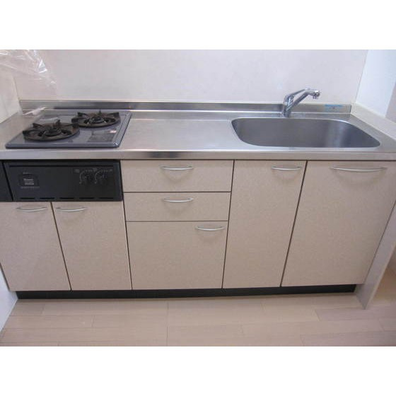 熊本市中央区萩原町の賃貸マンションのキッチン