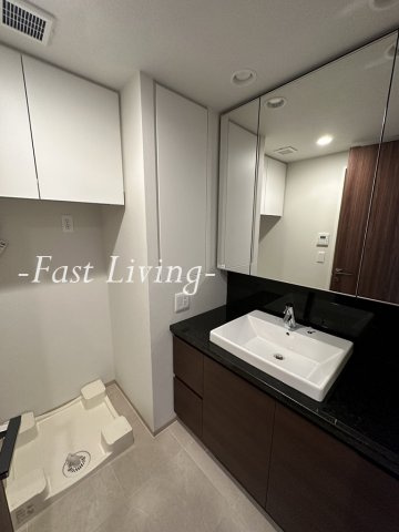 アルビオ・ザ・タワー千代田飯田橋の独立洗面台