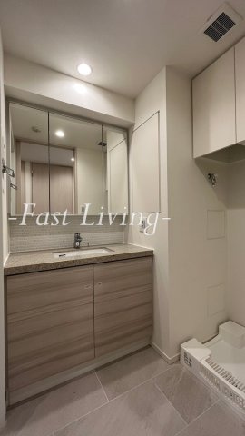 ザ・パークハビオ文京江戸川橋の独立洗面台