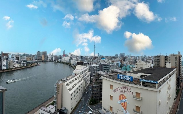 プラウド清澄白河リバーサイド　14階の展望