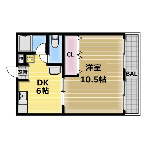 【間取り】 | 萩原ハイツ