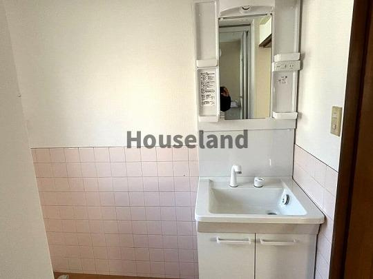 貴志川町長原戸建の洗面所