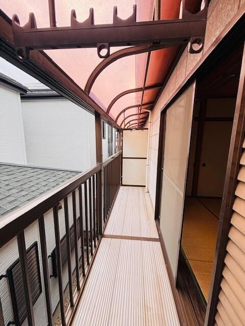 セントヒルズ北丘のバルコニー