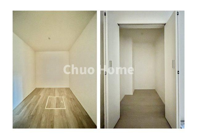江戸川区松島2丁目新築分譲住宅の収納|ウォークインクローゼット×2