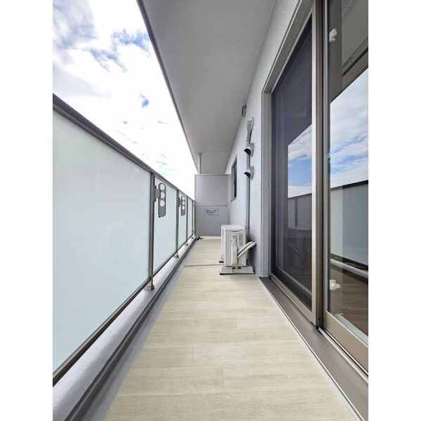 ディアレイシャス東別院Ⅳのバルコニー