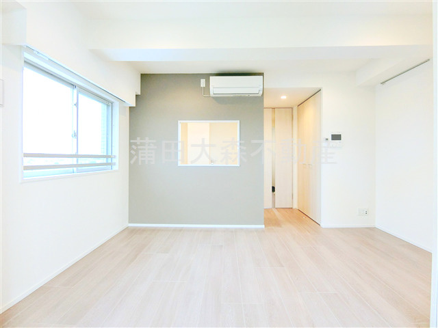 ステージグランデ多摩川の居間・リビング|LDK9.9帖　カウンターキッチンのリビングダイニングキッチン