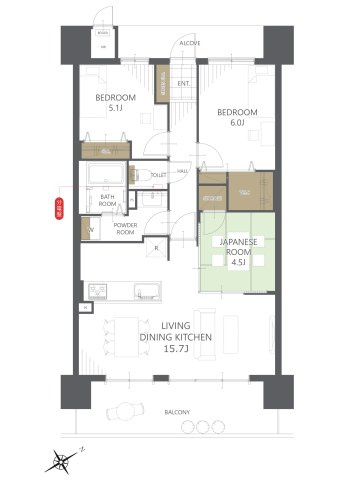 アルファステイツ大学病院通りの画像