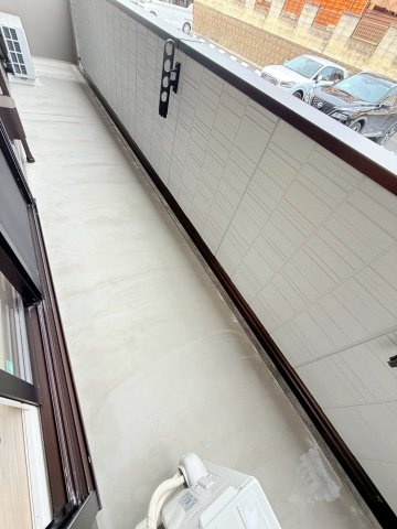 アテリア伍番館のバルコニー