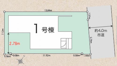 【仲介手数料０円】相模原市中央区上溝3丁目1期　新築一戸建ての区画図|相模原市中央区上溝3丁目1期　新築一戸建て