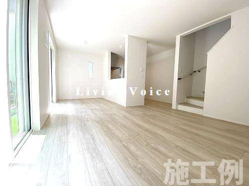 【仲介手数料０円】相模原市中央区上溝3丁目1期　新築一戸建ての居間・リビング|相模原市中央区上溝3丁目1期　新築一戸建て