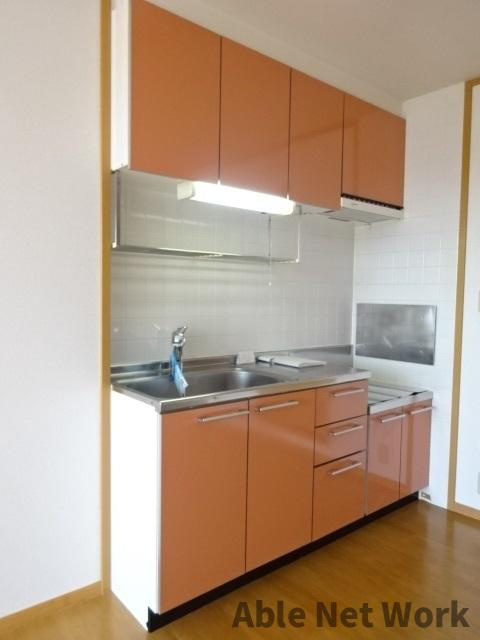 フォンテーヌⅤのキッチン|お料理しやすいキッチンです